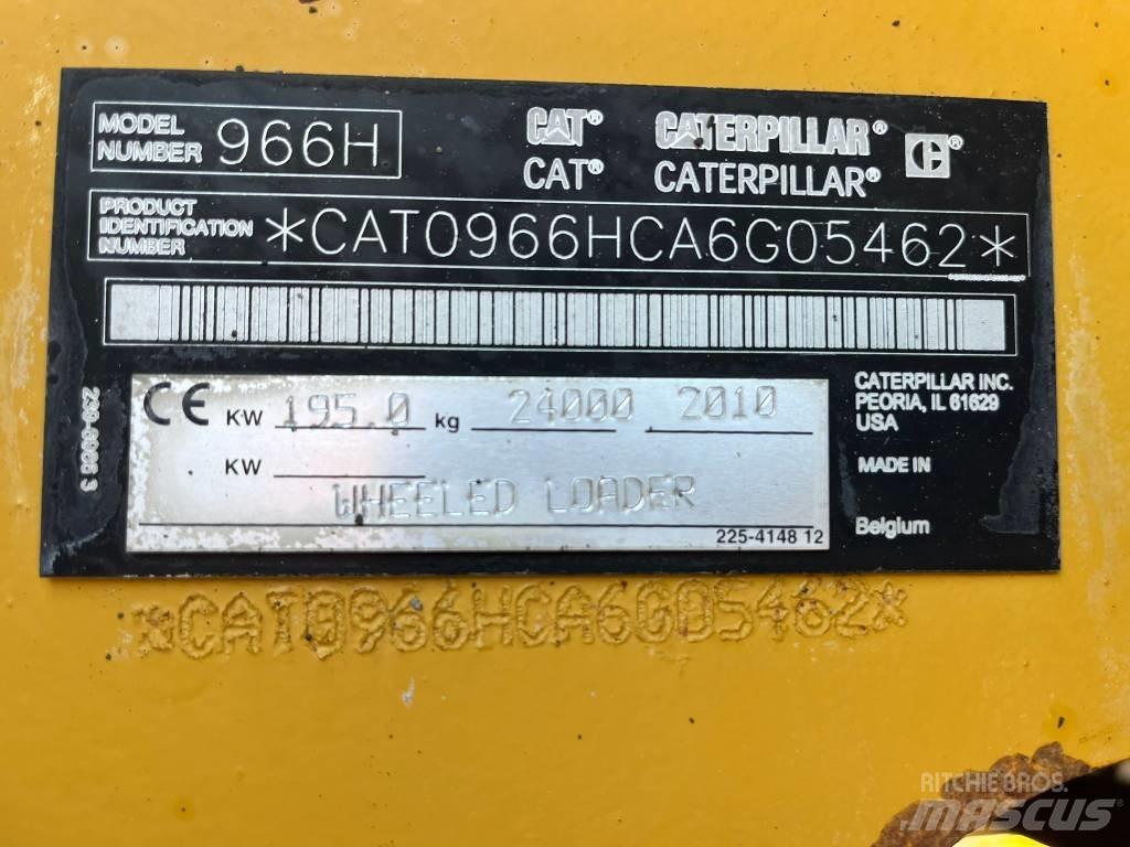 CAT 966 H Naudoti ratiniai krautuvai