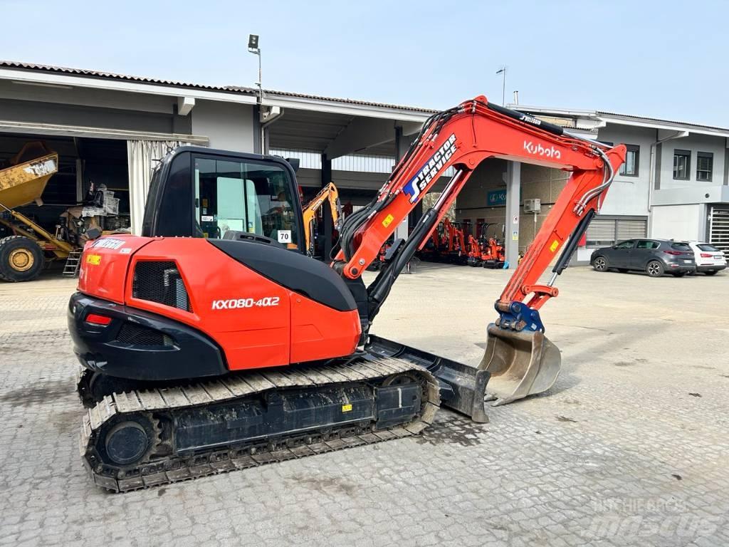 Kubota KX 80-4 Vidutinės galios ekskavatoriai 7-12 t