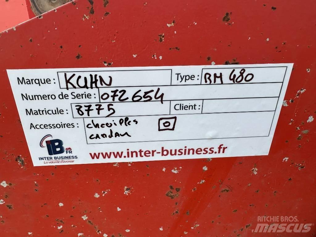 Kuhn RM480 Ganyklų šienapjovės / rėžtuvės