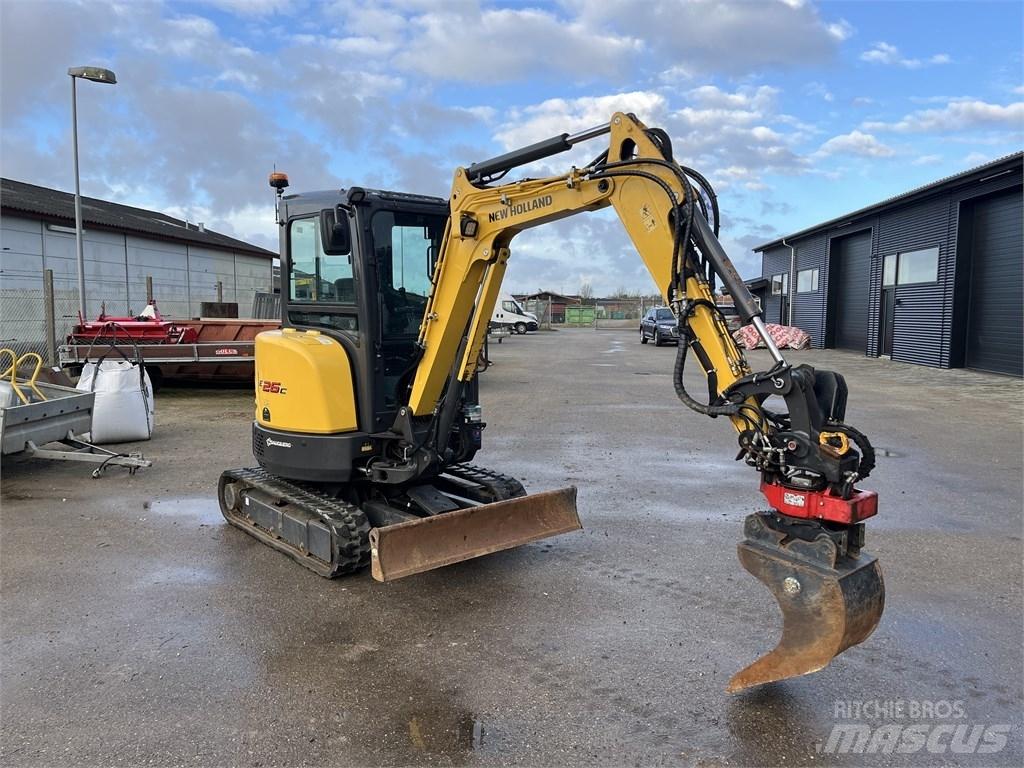 New Holland E 26 C Mini ekskavatoriai < 7 t