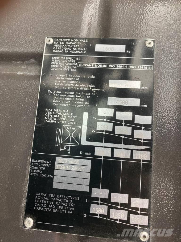 Manitou ME 316 Elektriniai šakiniai krautuvai