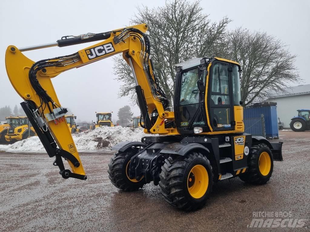 JCB Hydradig 110W Ratiniai ekskavatoriai