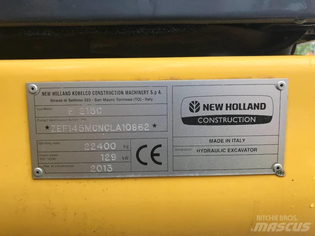 New Holland E 215 C Vikšriniai ekskavatoriai