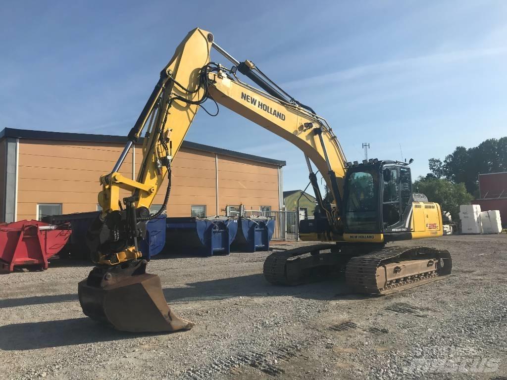 New Holland E 215 C Vikšriniai ekskavatoriai
