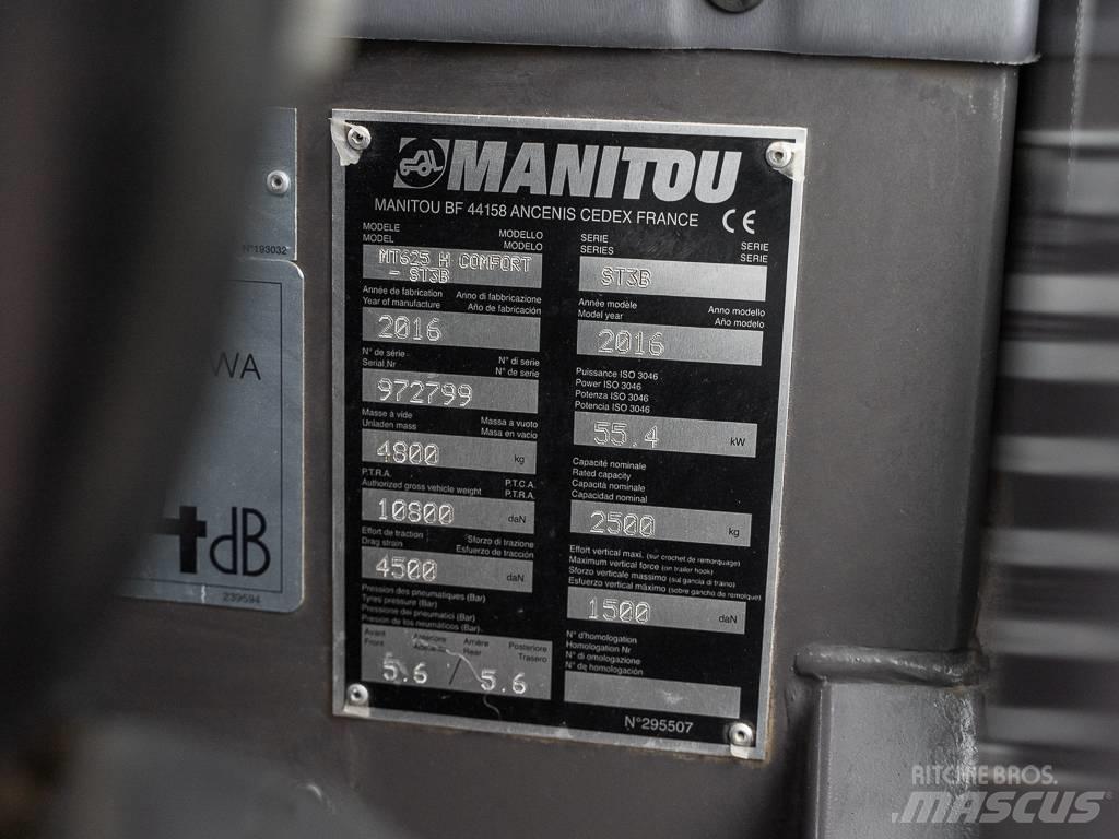 Manitou MT 625 Teleskopiniai krautuvai