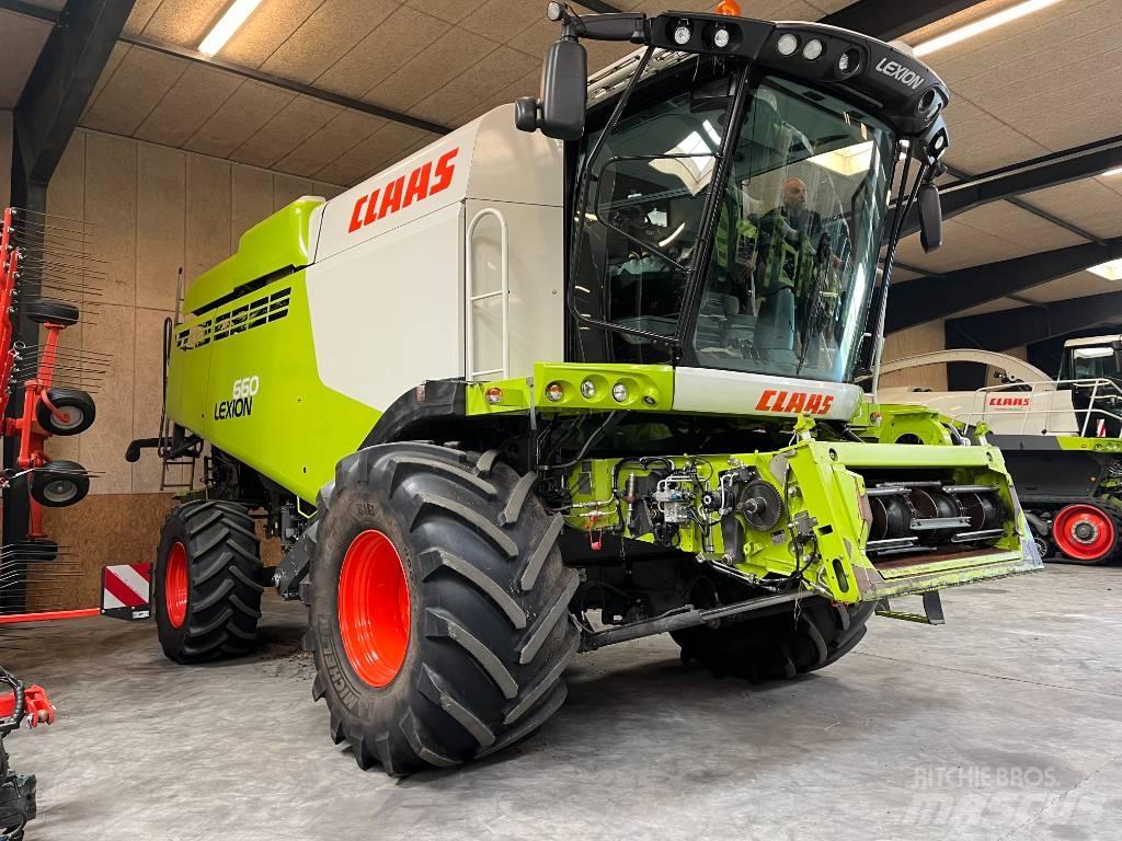 CLAAS LEXION 660 Derliaus nuėmimo kombainai