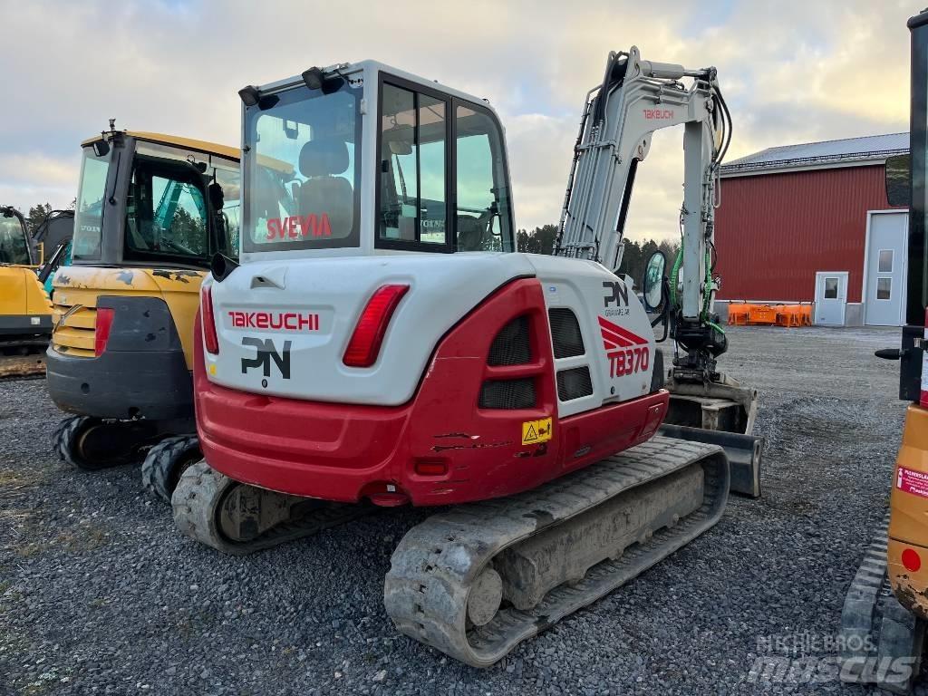 Takeuchi TB 370 Vidutinės galios ekskavatoriai 7-12 t