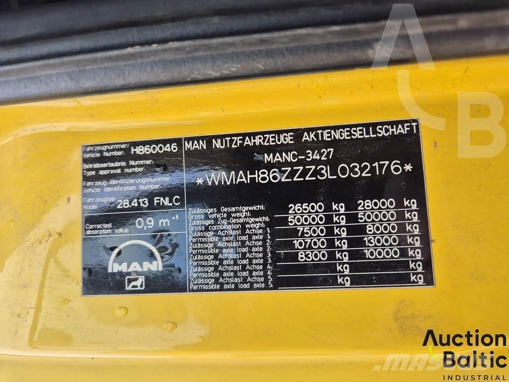MAN TGA28.410 Savivarčių priekabų vilkikai