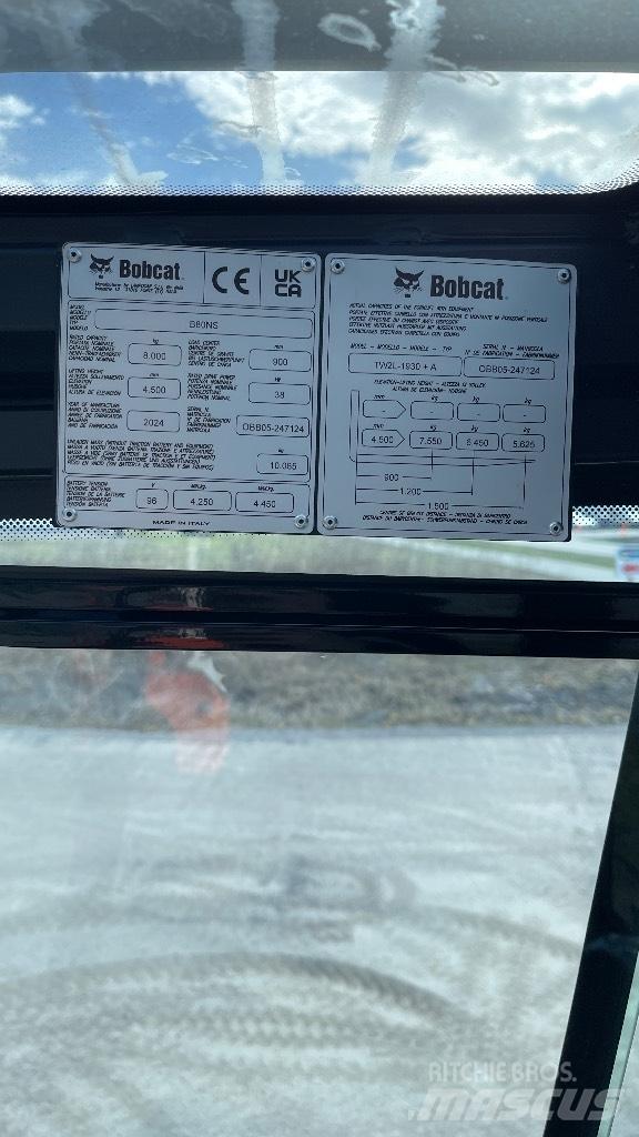 Bobcat B80NS Elektriniai šakiniai krautuvai