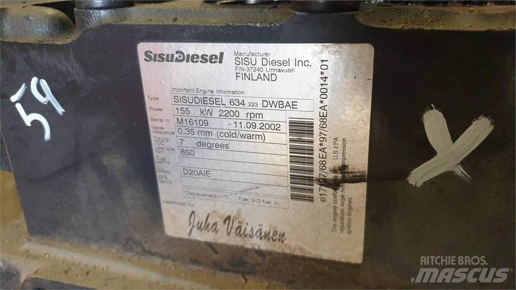 Sisu 634 DWBAE Varikliai