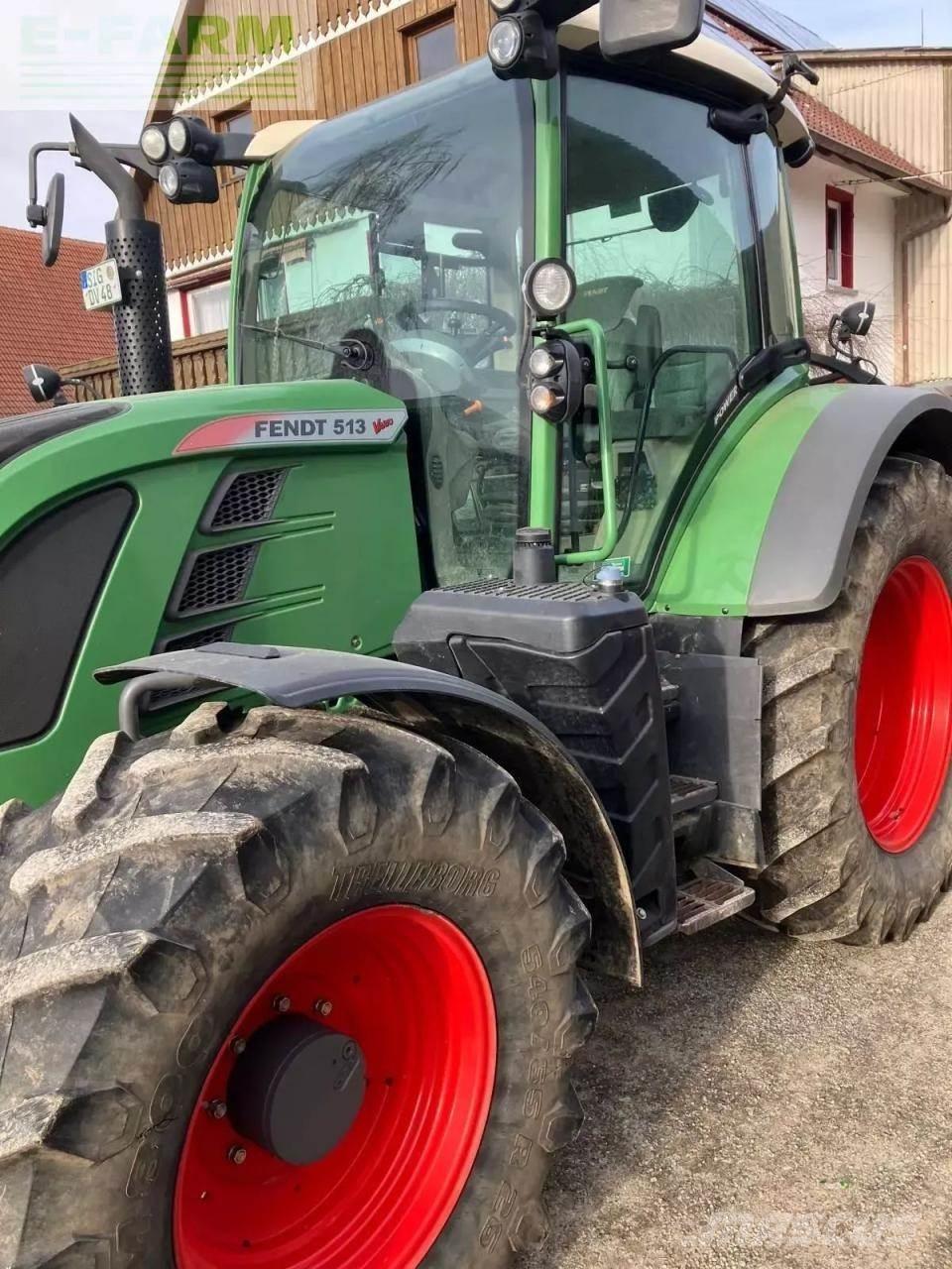 Fendt 513 vario Traktoriai