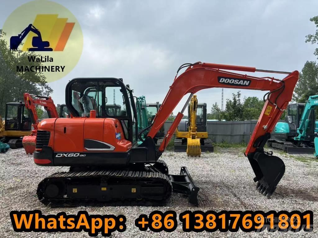 Doosan DX 60 Mini ekskavatoriai < 7 t