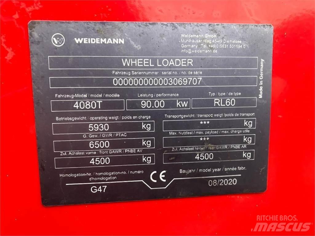 Weidemann 4080 T Teleskopiniai krautuvai