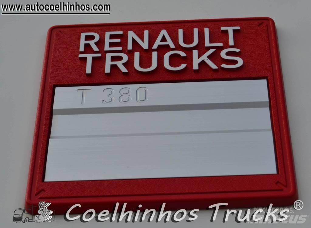 Renault T 380 Priekabos su tentu