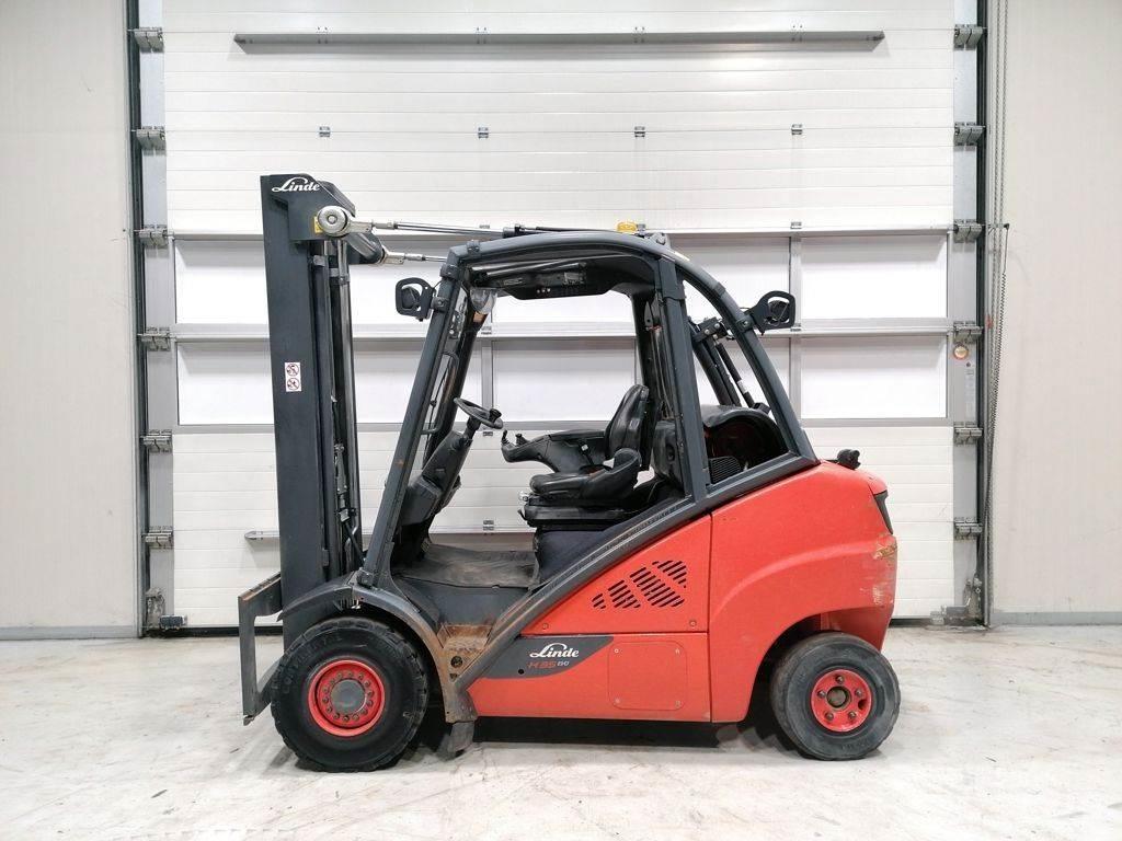Linde H35T-02 LPG (dujiniai) krautuvai