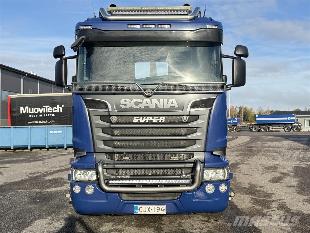 Scania R 730 8X4 Sunkvežimiai su keliamuoju kabliu