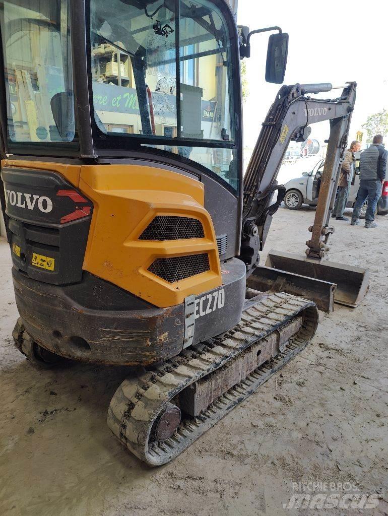 Volvo EC 27 D Mini ekskavatoriai < 7 t
