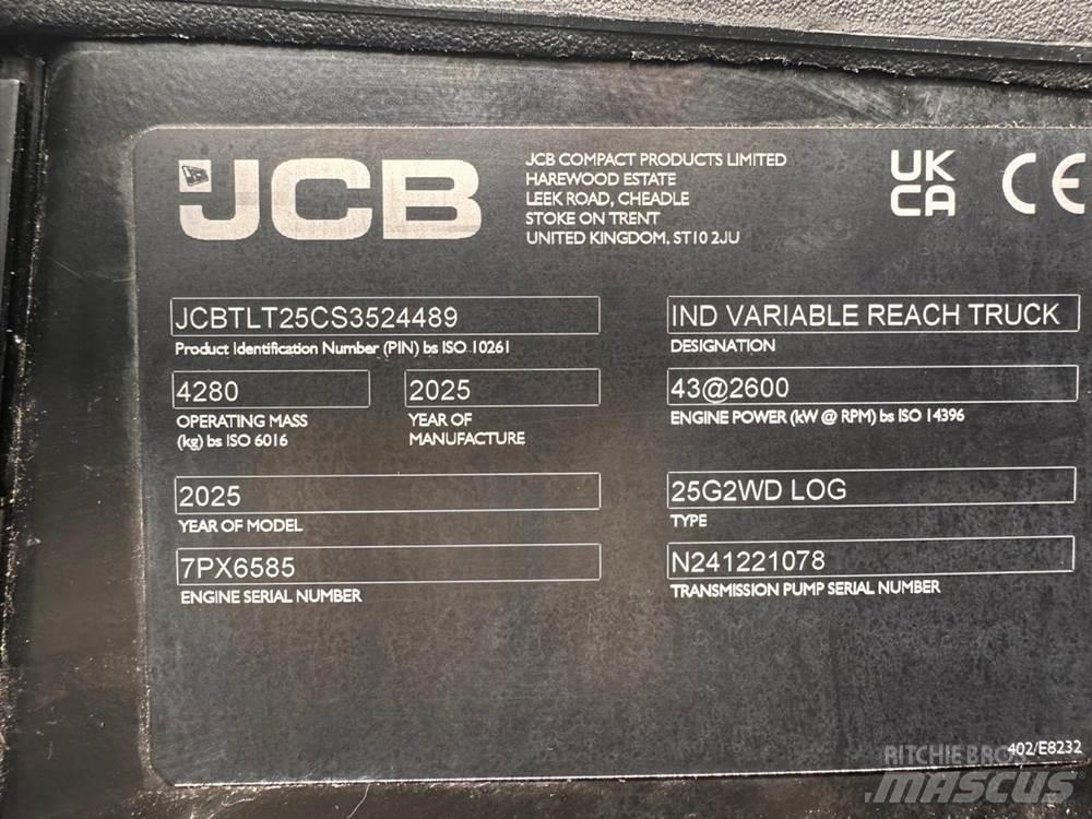 JCB TLT 25 Šakiniai krautuvai - Kita