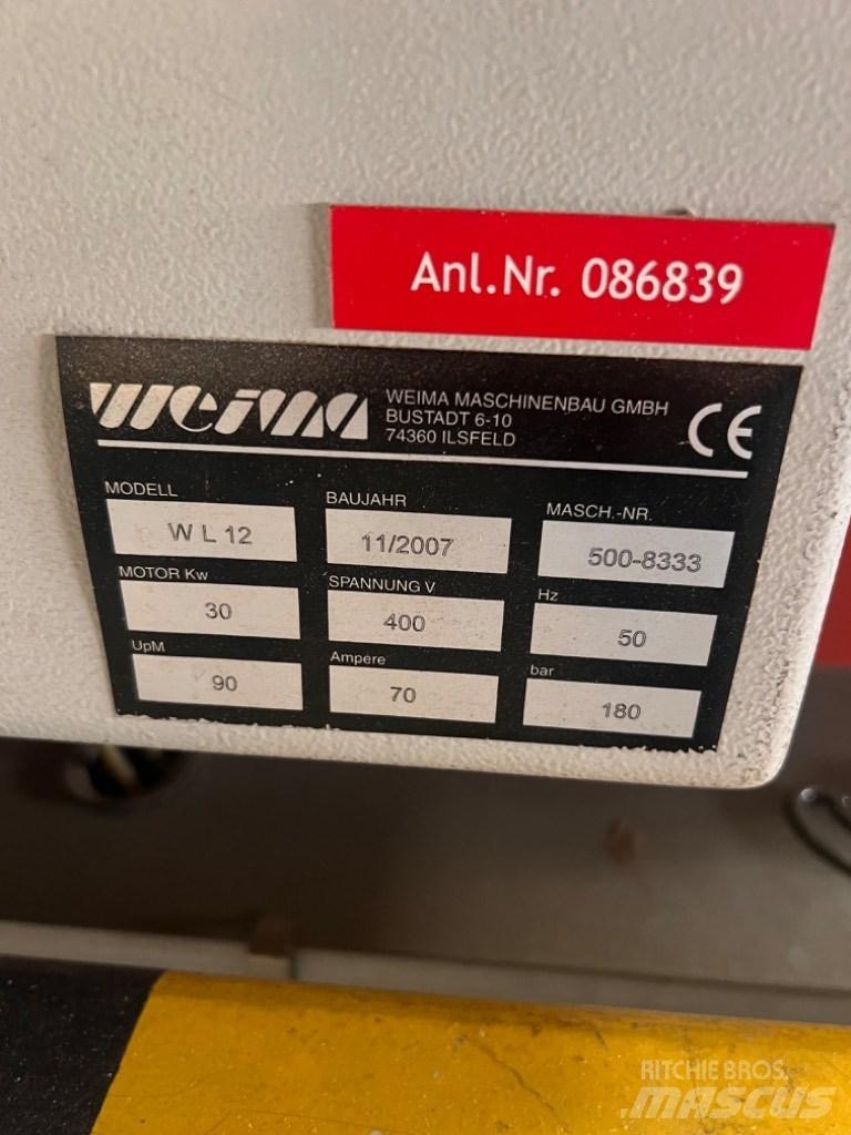 Weima HWV 3000 / WL12 Atliekų smulkintuvai