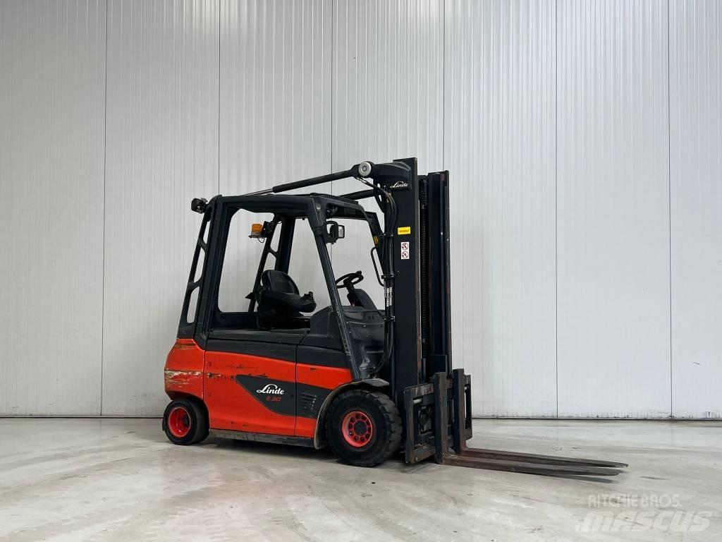 Linde E30-01 Elektriniai šakiniai krautuvai