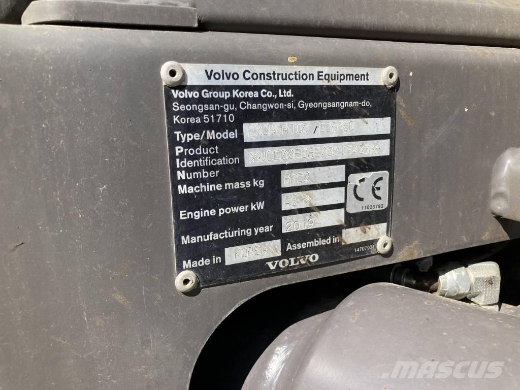 Volvo ECR 88 D Vidutinės galios ekskavatoriai 7-12 t