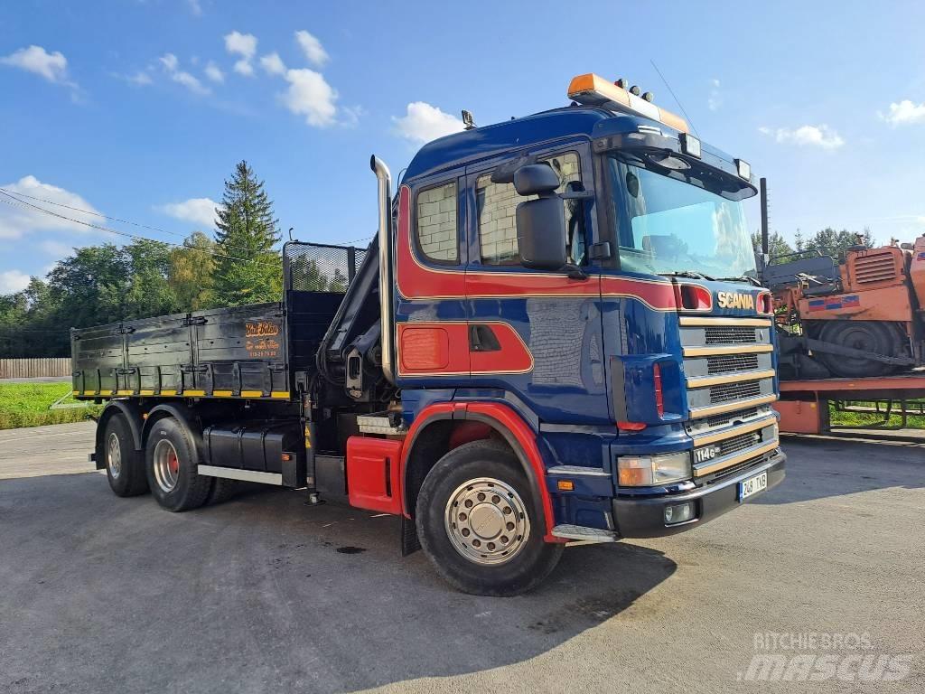 Scania R114 Automobiliniai kranai