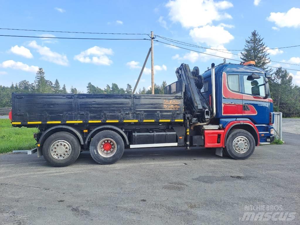 Scania R114 Automobiliniai kranai