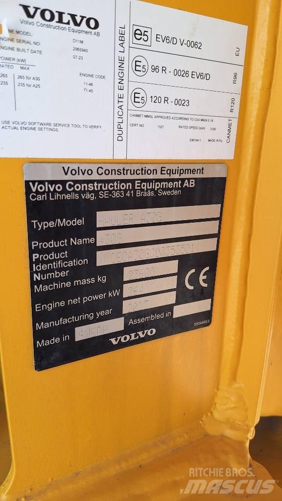 Volvo A 30 G Karjeriniai savivarčiai
