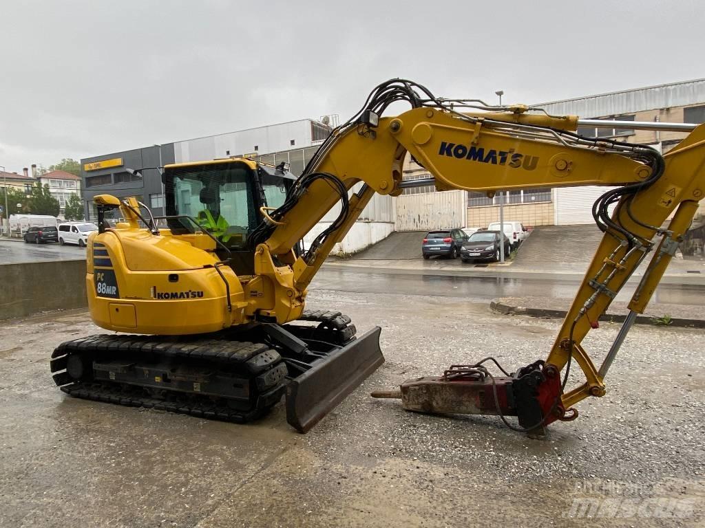 Komatsu PC 88 MR-10 Vidutinės galios ekskavatoriai 7-12 t