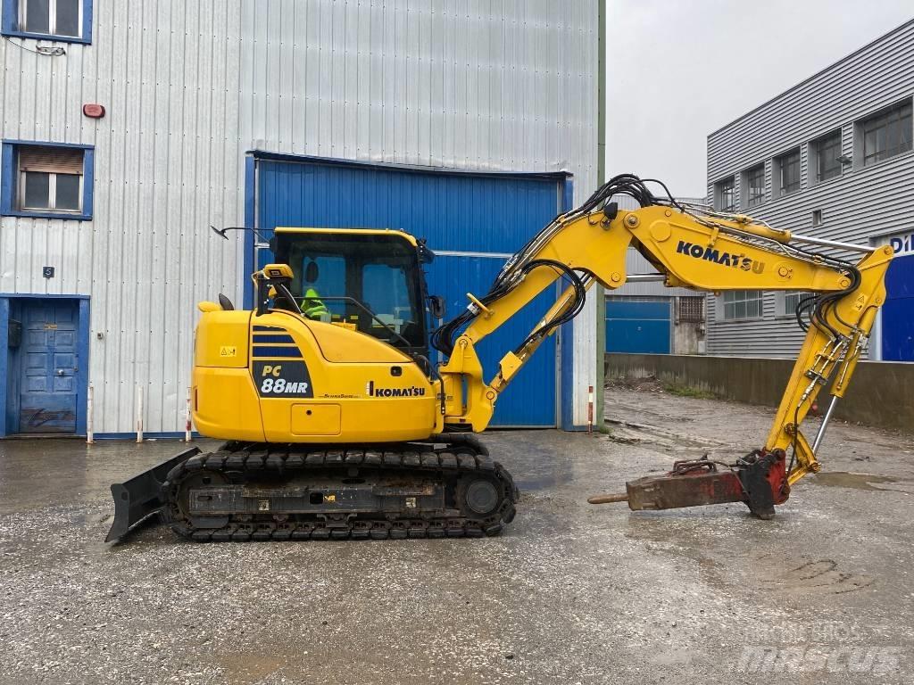 Komatsu PC 88 MR-10 Vidutinės galios ekskavatoriai 7-12 t