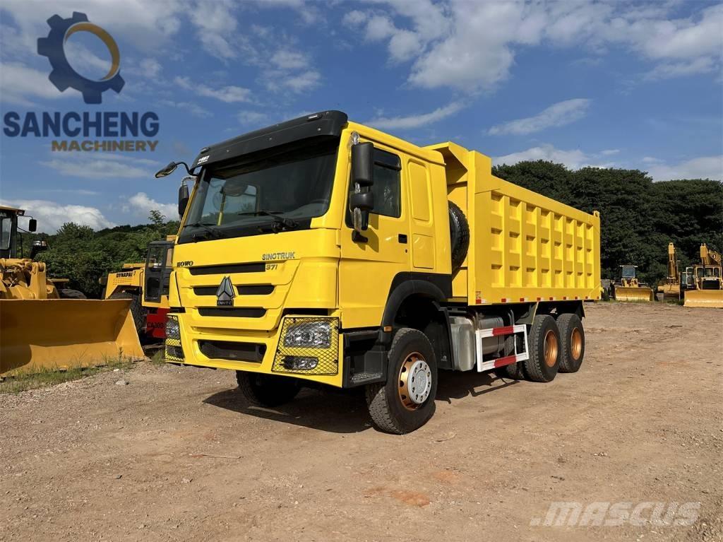 Howo 371hp tipper Savivarčių priekabų vilkikai