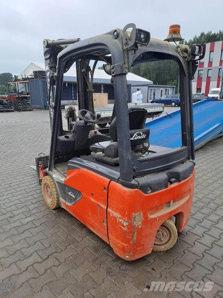 Linde E16 Elektriniai šakiniai krautuvai
