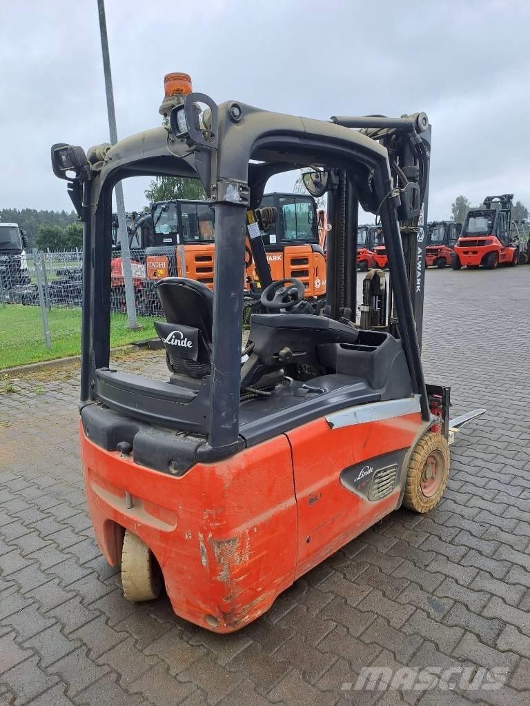 Linde E16 Elektriniai šakiniai krautuvai