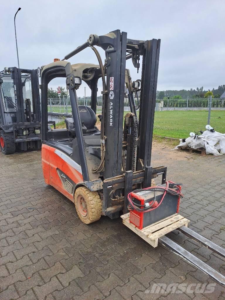 Linde E16 Elektriniai šakiniai krautuvai