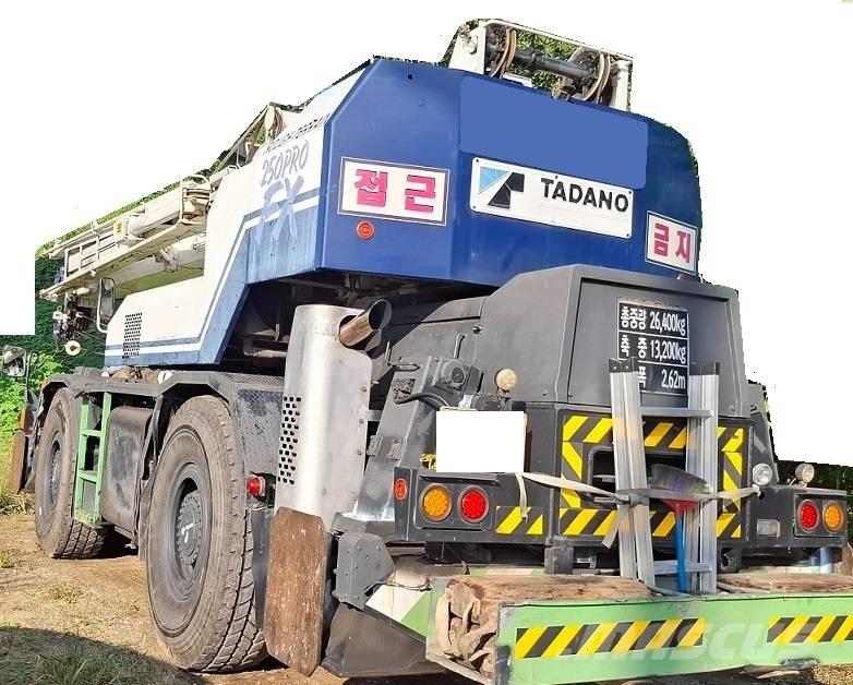 Tadano TR 250 M Neapdoroto reljefo kranai