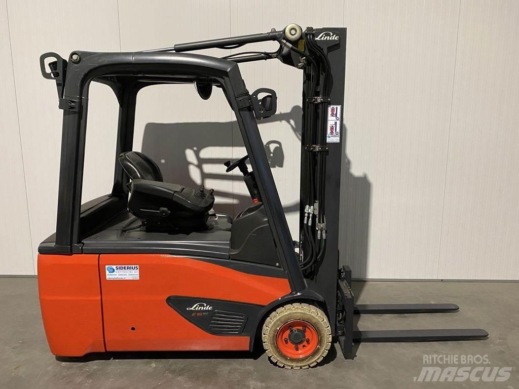 Linde E16L-386 Elektriniai šakiniai krautuvai