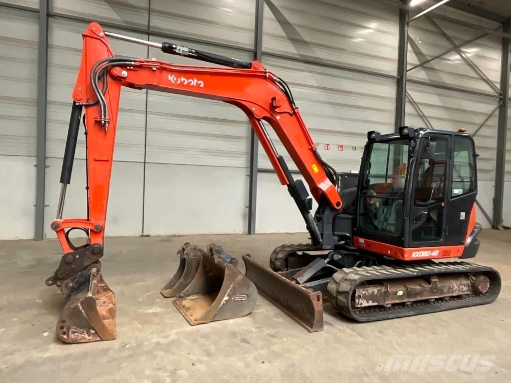 Kubota KX 080-4 A Vidutinės galios ekskavatoriai 7-12 t