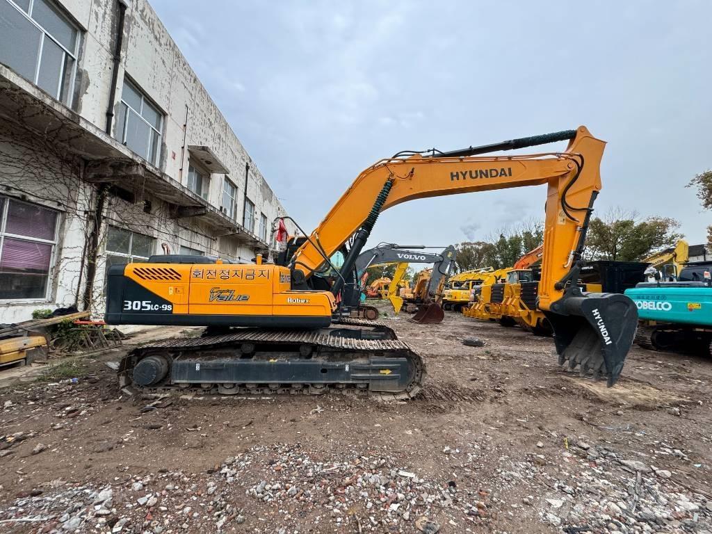 Hyundai 305lc Vikšriniai ekskavatoriai