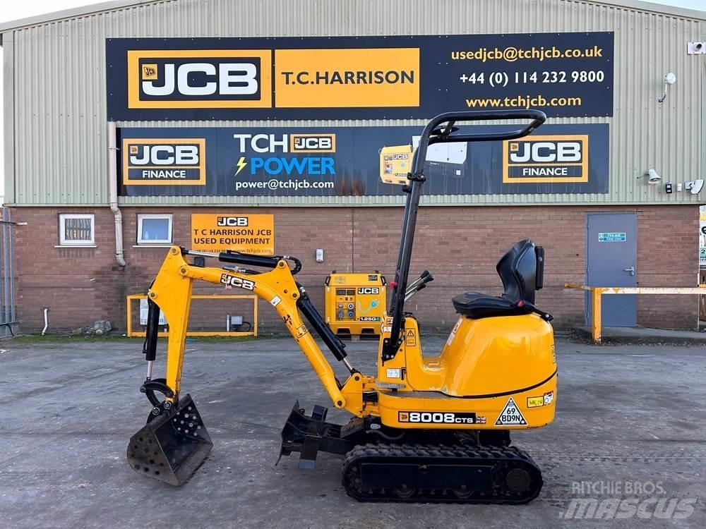 JCB 8008 Mini ekskavatoriai < 7 t