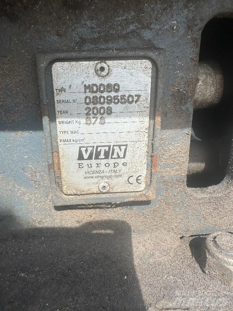 VTN MD080 Vikšriniai ekskavatoriai