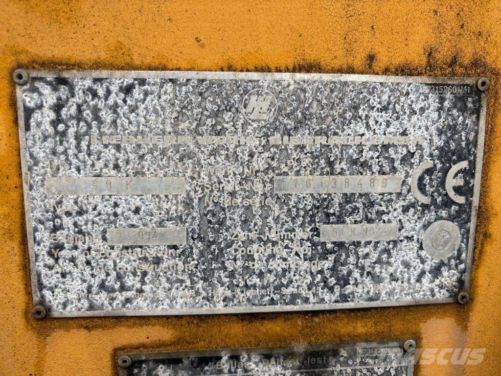 Liebherr 50 K Bokštiniai kranai