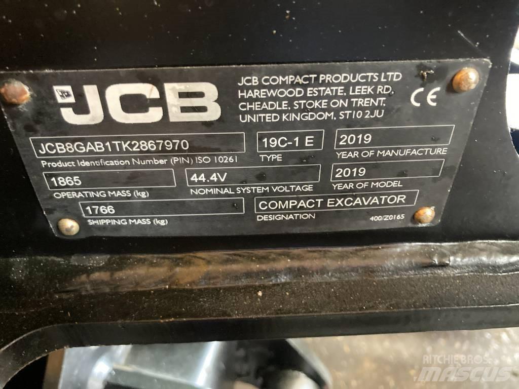 JCB 19 C-IETEC Mini ekskavatoriai < 7 t