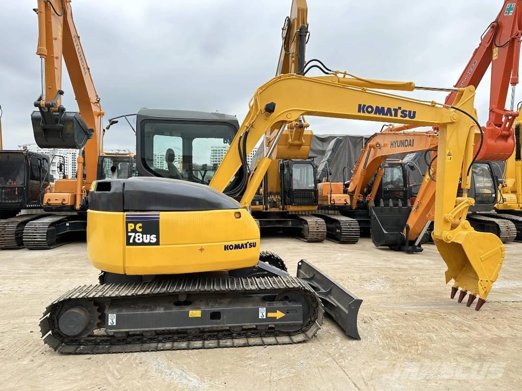 Komatsu PC78US Vidutinės galios ekskavatoriai 7-12 t