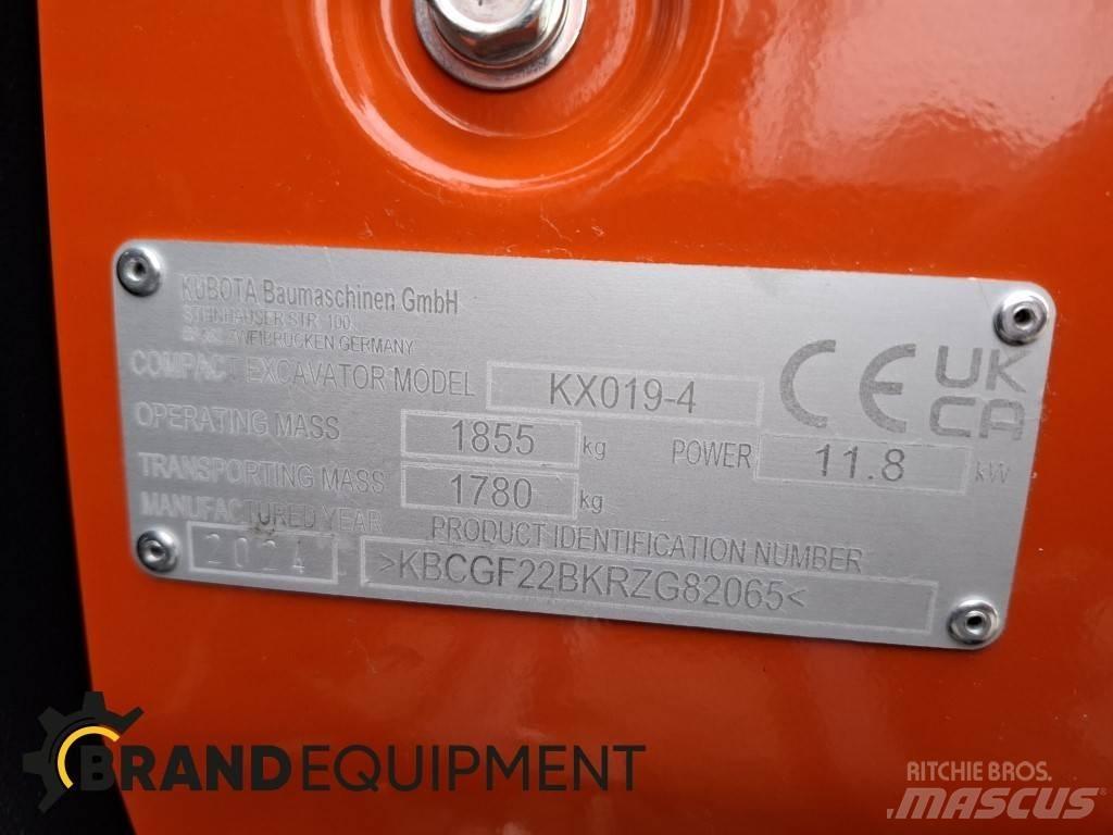 Kubota KX019-4 Mini ekskavatoriai < 7 t