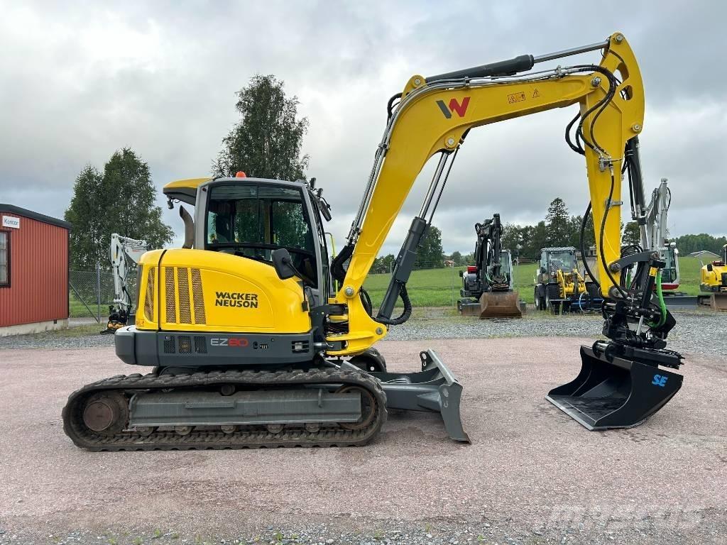 Wacker Neuson EZ80 Vidutinės galios ekskavatoriai 7-12 t