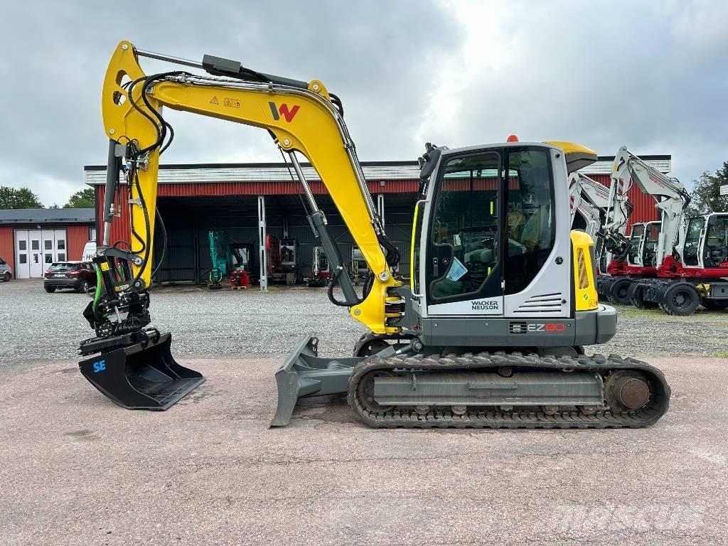 Wacker Neuson EZ80 Vidutinės galios ekskavatoriai 7-12 t