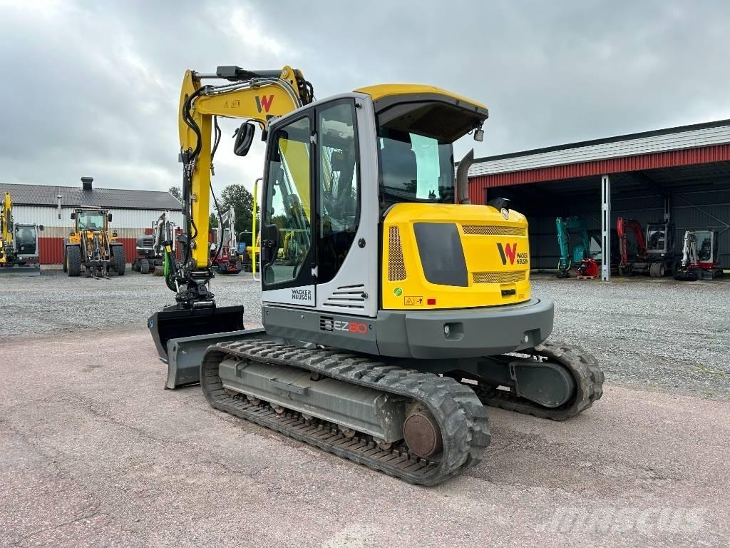 Wacker Neuson EZ80 Vidutinės galios ekskavatoriai 7-12 t