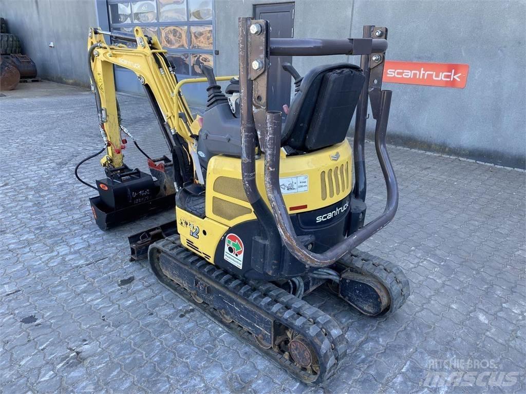 Yanmar VIO12 Ratiniai ekskavatoriai