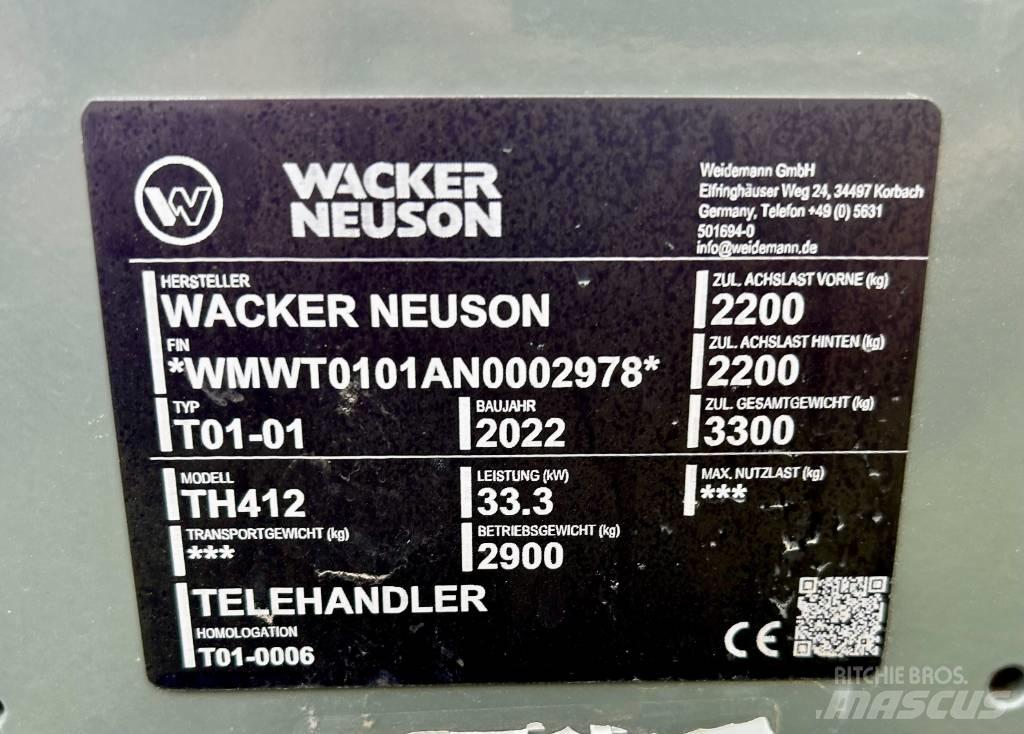 Wacker Neuson TH 412 Teleskopiniai krautuvai