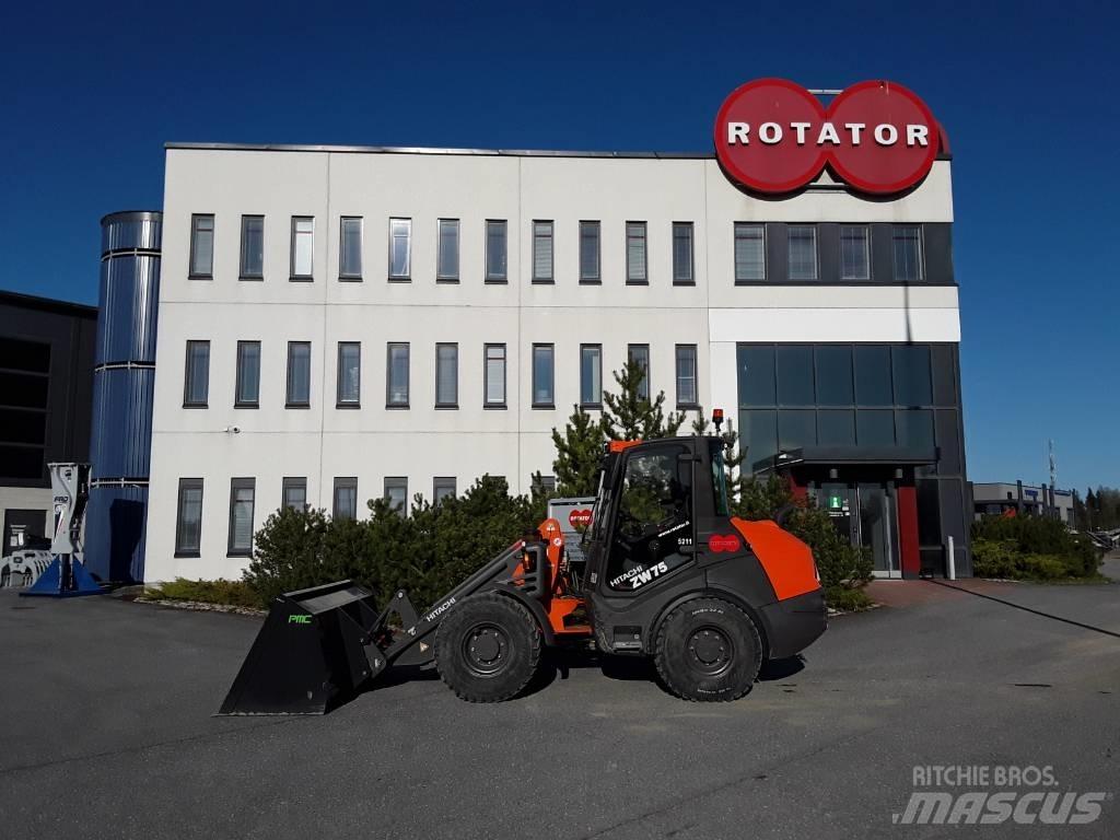 Hitachi ZW75-6 Naudoti ratiniai krautuvai
